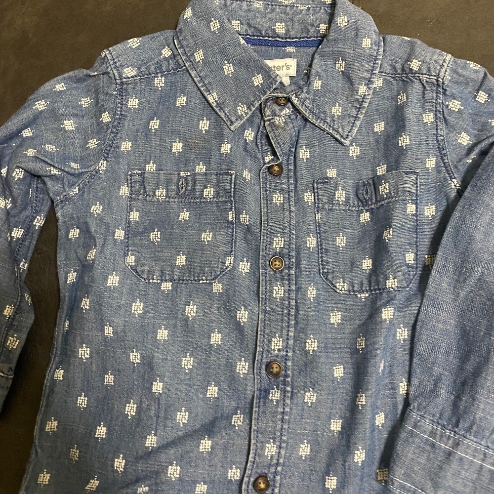 Little boy denim shirts
